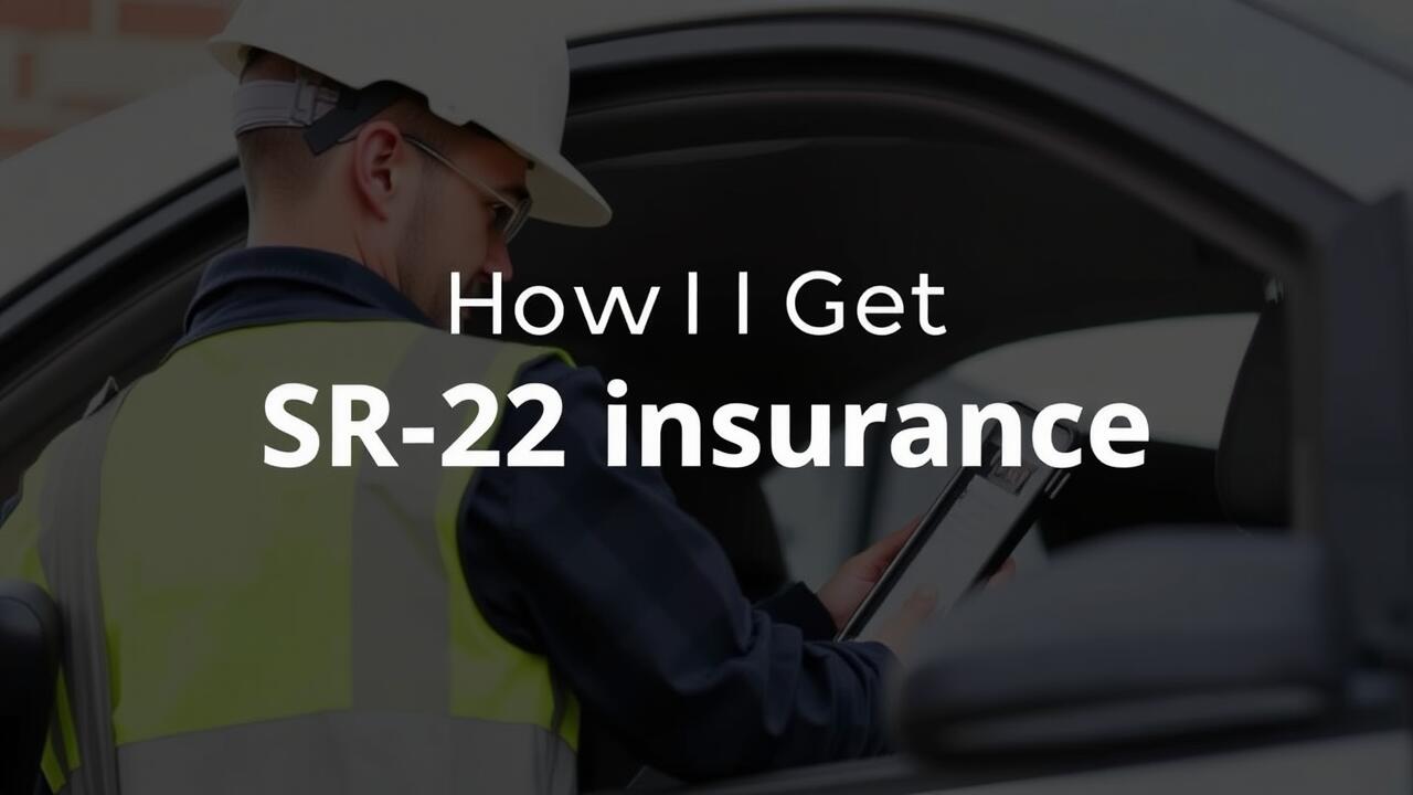 How do I Get SR-22 insurance in Illinois?